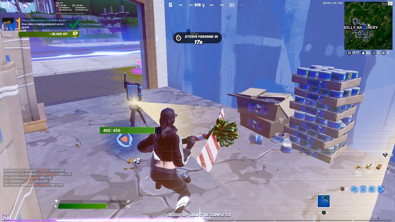 Place a Bioscanner in an Alien Biome Location - Fortnite