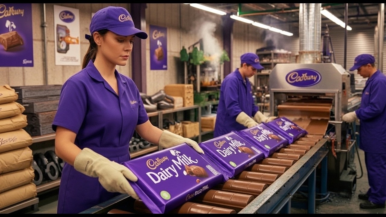 Inside the Cadbury Chocolate Factory: How Millions of Dairy Milk Bars Are Made Every Day