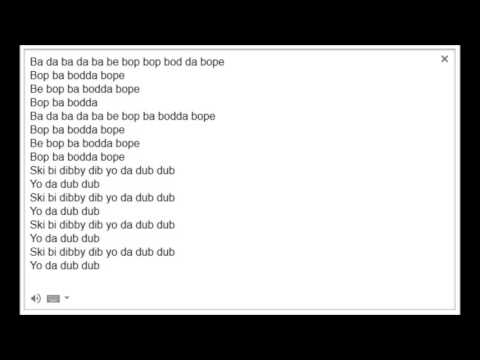 Google翻訳にスキャットマンのサビを歌わせてみた