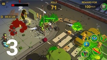 Zombie Blast Crew - Gameplay Walkthrough  (Android/IOS ) Part 3- Zone 3: Mission 11- 15