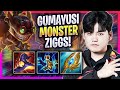 Gumayusi is a monster with ziggs  t1 gumayusi plays ziggs adc vs kalista  season 2024