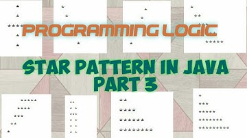 Create Star Pattern (Diagonal) in Java using Looping - Programming Logic Part 3