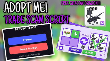 [NEW] ADOPT ME TRADE SCAM SCRIPT *KEYLESS* FORCE ACCEPT FREEZE TRADE WORKING🔥