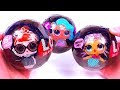 LOL Dark LQL ЦВЕТНЫЕ ШАРЫ ЛОЛ Китайские Дешевые ПОДДЕЛКИ Шар с Куклами Fake LOL Dolls Surprise