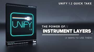 Unify 1.2 Quick Take Vid #1 - 4 Ways to Work With Layers