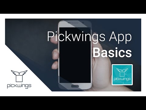 Pickwings - Fahrer App: Basics