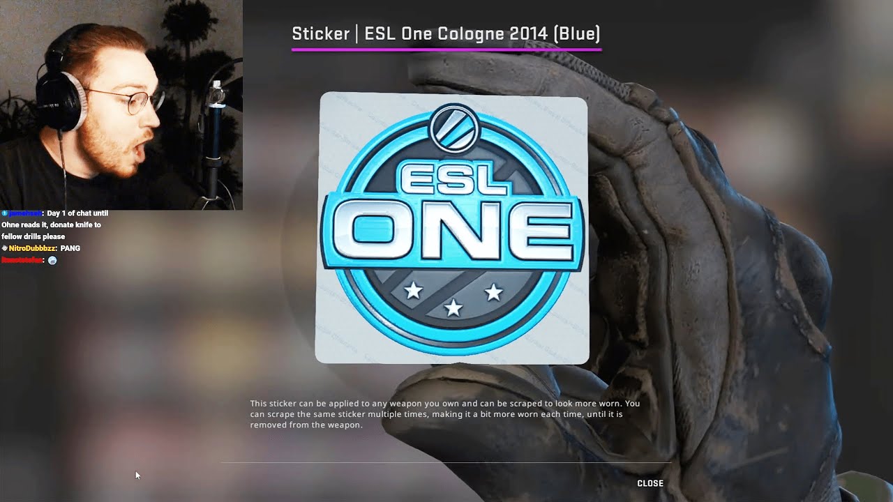 ohnePixel reacts to All of the Souvenir Sticker Versions in CS:GO by ...