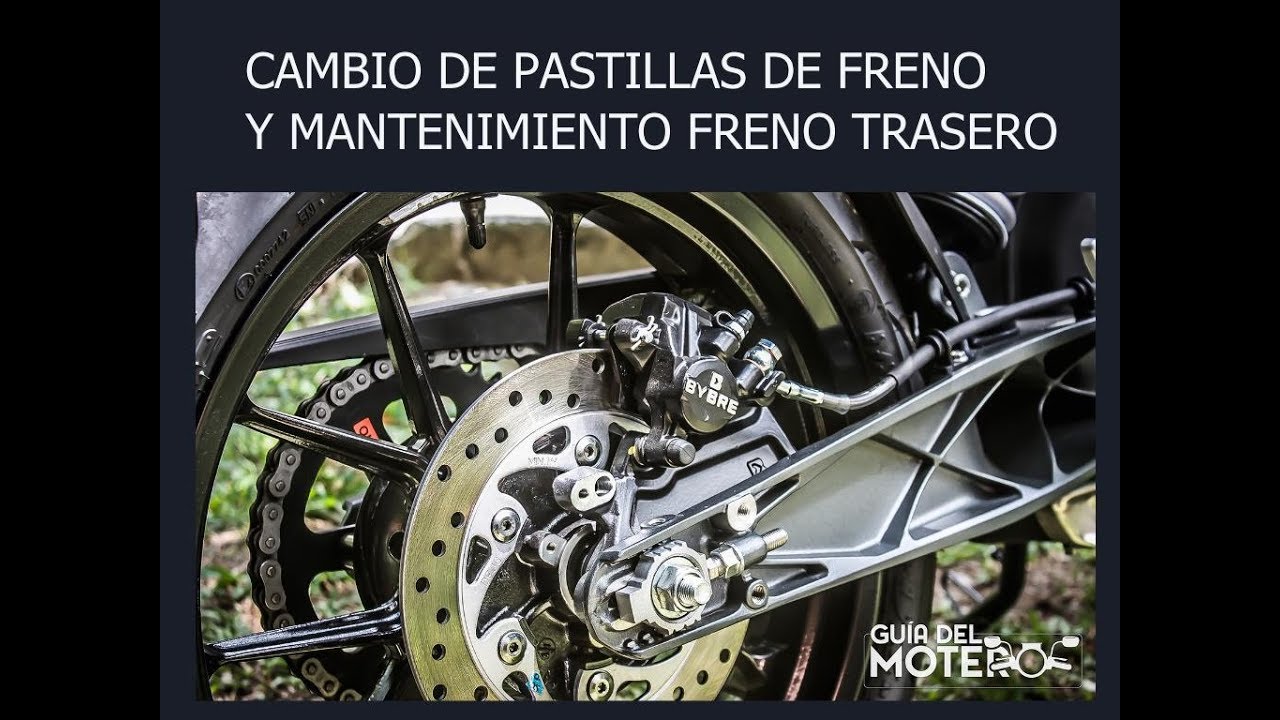 Freno trasera moto dónde está