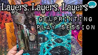 I Can't Stop Layering on my Clean Up Prints!!! #gelprinting by devonrex4art 485 views 1 month ago 26 minutes