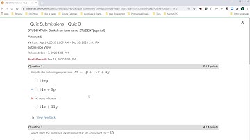 Review a Quiz in D2L