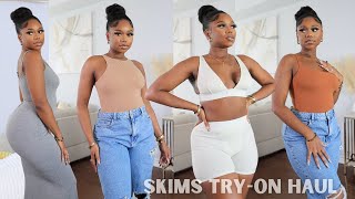 EPIC TRY-ON HAUL! SKIMS Every Day Essentials For Your Closet | Chev B.