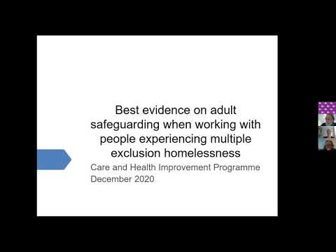 Webinar: Adult safeguarding and homelessness