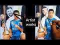 Messi vs Ronaldo Face Sketch Battle | Pencil Art