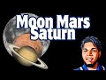 Power of Planetary Alignment: Moon Conjunct Mars & Saturn