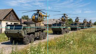 Russian Helicopters Mounted on Transport Vehicles Obliterated By Missile screenshot 2
