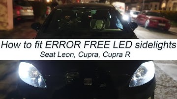 How to fit ERROR FREE LED sidelights - CHEAP