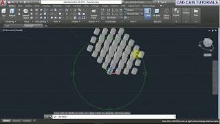 AutoCAD 2018 Tutorial for Beginners 83 HOW TO USE 3D ARRAY COMMAND IN AUTOCAD 2018#