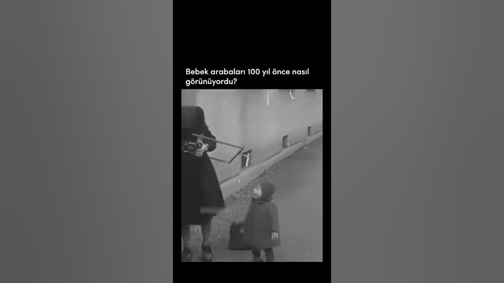 Bebek arabaları 100 yıl önce nasıldı?