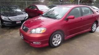 2005 Toyota Corolla S Start Up/ Brief Walkthrough