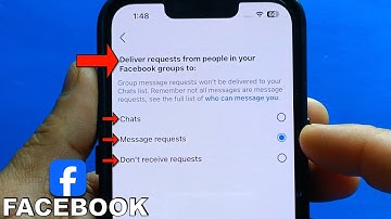 How to get message requests for deliver requests from people in your Facebook groups