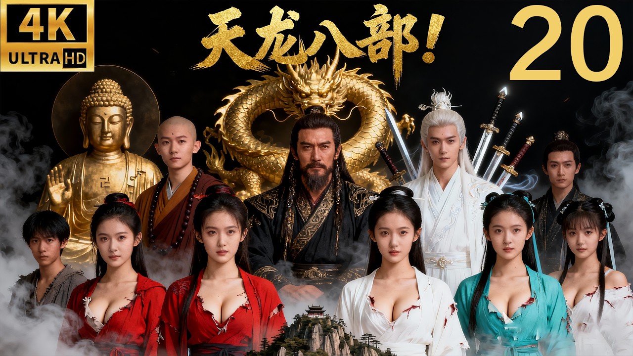 金庸经典武侠剧！天龙八部！终极决战！萧峰拒攻宋朝壮烈自尽，雁门关血战天地动容！阿紫抱爱人坠崖悲壮落幕！ep 20！#胡军 #蒋欣 #刘涛 #刘亦菲 #武侠 #movie #精彩影视