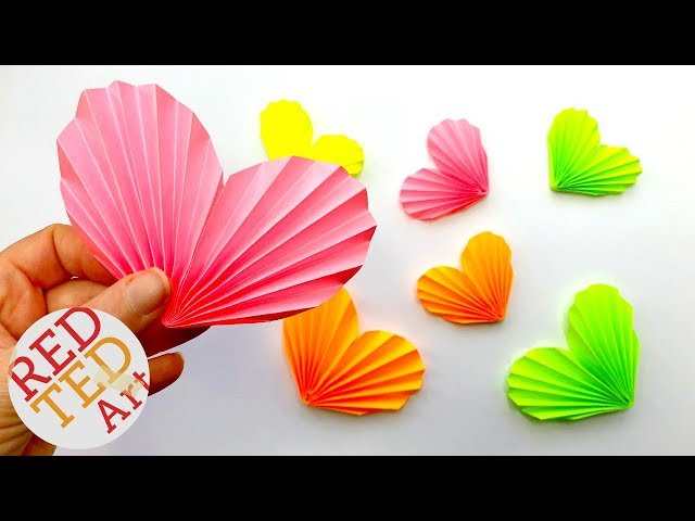 Easy Paper Heart Origami - How To Make A Paper Heart 3D - Paper Heart Diy -  video Dailymotion