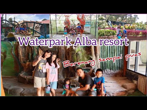 Serunya berenang di waterpark Alba resort || berenang sampai puas