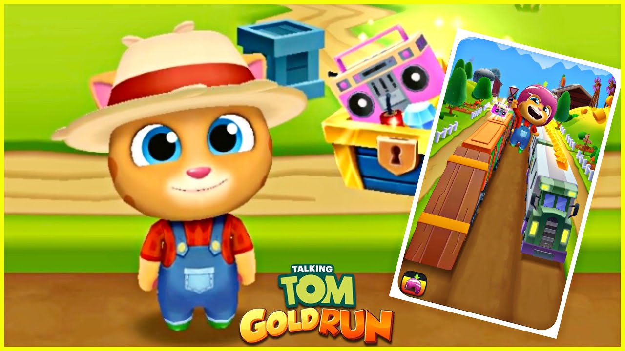 TALKING TOM GOLD RUN GINGER’S FARM EP 1 NEW ! YouTube