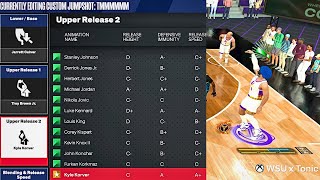 BEST JUMPSHOT for LOW 3PT BUILDS NBA 2K24!