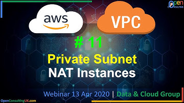 Amazon Virtual Private Cloud (VPC) | #11 Private Subnet | NAT Instances | Webinar | Open Consulting™