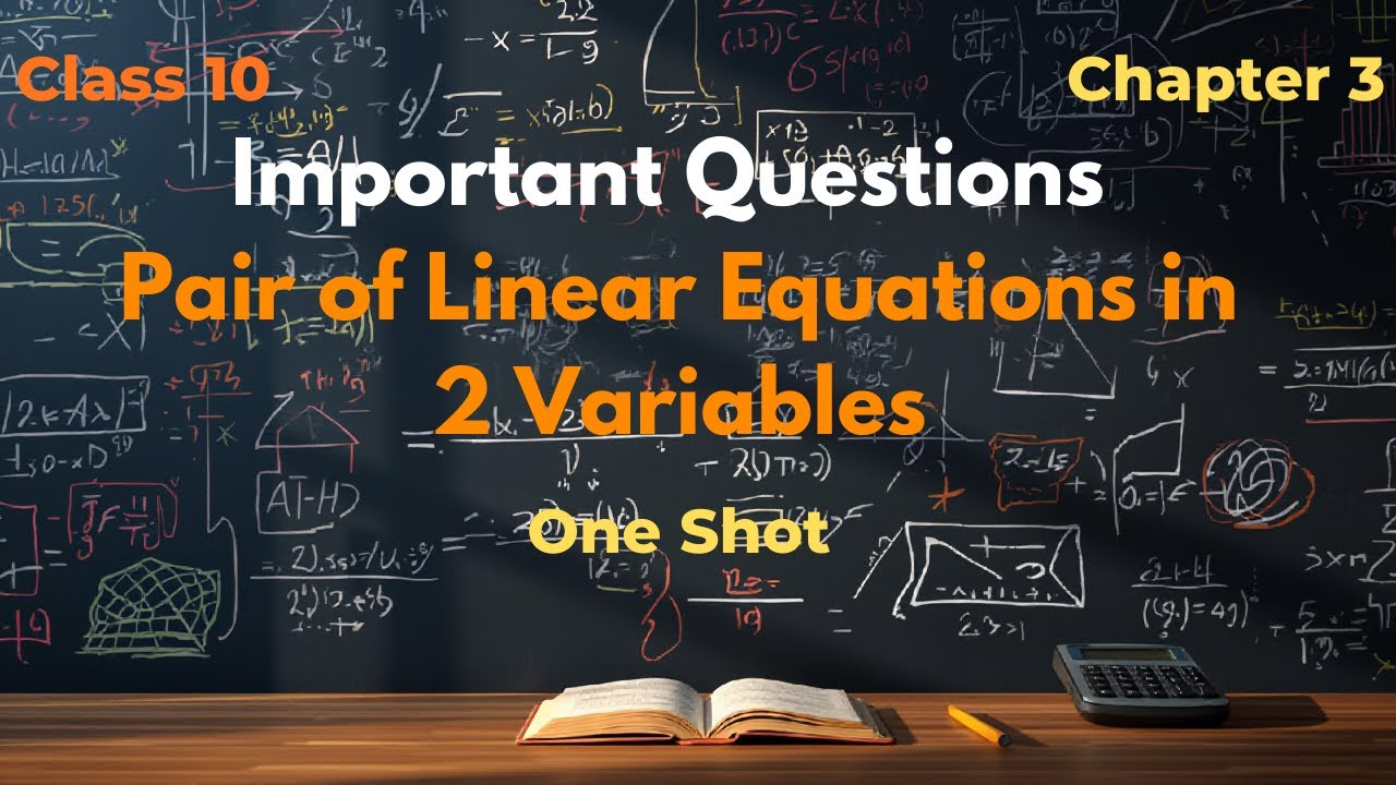 Class 10 Maths Important Questions| Pair of Linear Equations in 2 Variables in Telugu|Board Exam