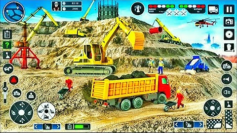 Heavy machine & construction 🏗️ work : query billding material #viralgameplay #jcpwalagame #mygame