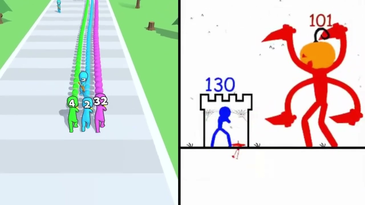 Stick Hero Tower Defense Vs Satisfying Game Ads