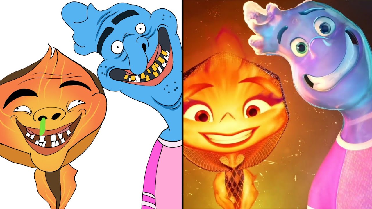 Elemental Steal The Show Drawing Meme | Disney and Pixar Elemental ...