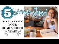 Homeschool Planning | 5 Simple Steps!