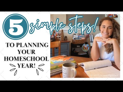 How To Plan Your Homeschool Year | 5 Simple Steps!