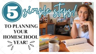 Homeschool Planning | 5 Simple Steps!
