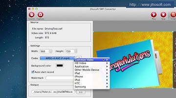 Convert SWF on Mac with Jihosoft SWF Converter for Mac