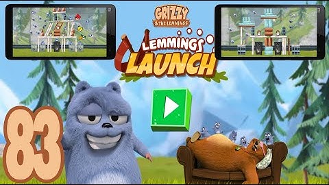 Grizzy and the Lemmings: Lemming Launch - Gameplay Walkthrough - Part 83 (Android, IOS)