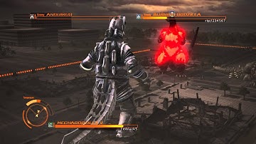 GODZILLA PS4 versus mode : MechaGodzilla 2 vs. Burning Godzilla 90