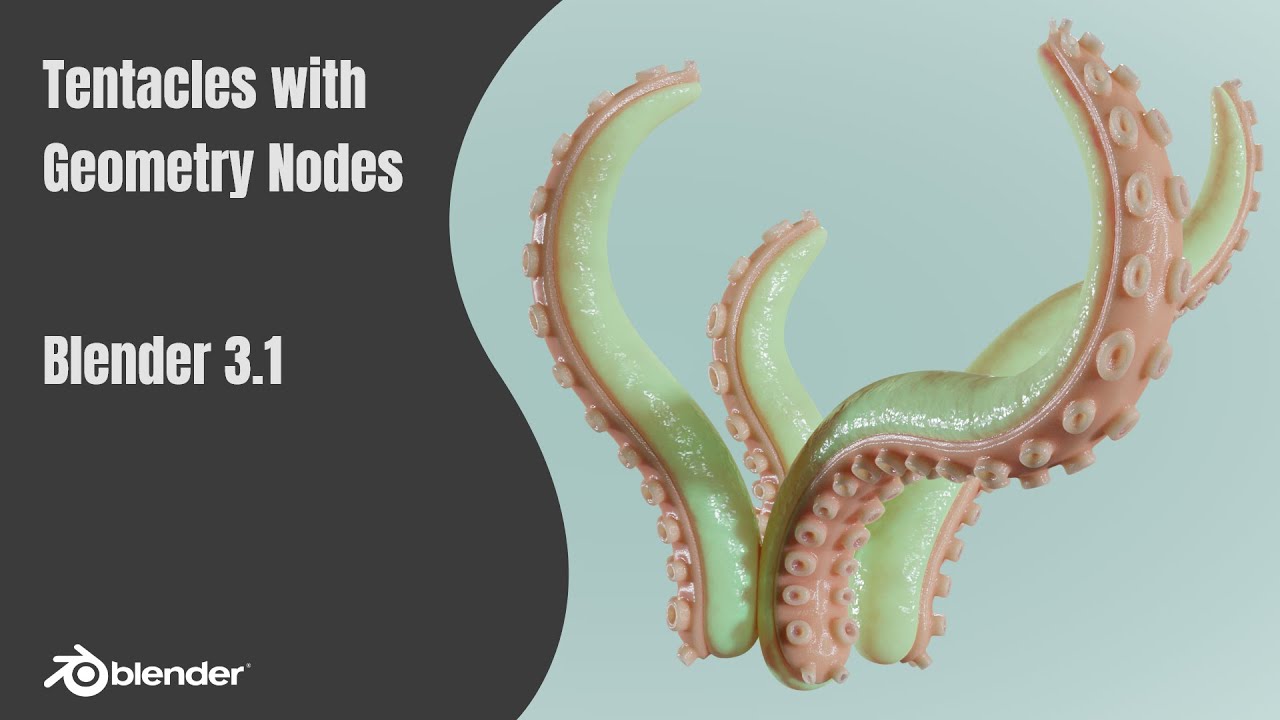 Blender 3.1 - Procedural Tentacles with Geometry Nodes - YouTube
