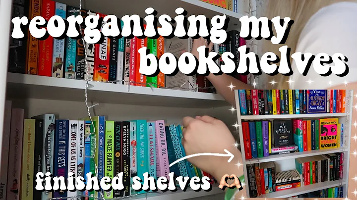 REORGANISE MY BOOKSHELVES WITH ME + updated bookshelf tour :) bookmas day 7