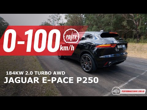 2023 Jaguar E-PACE P250 R-Dynamic 0-100km/h & engine sound