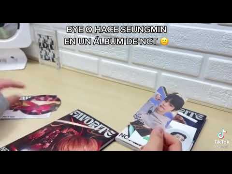 seungmin en un álbum de nct
