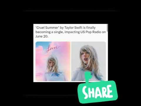 Vem aí! Taylor Swift oficializa Cruel Summer como 5° single de