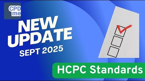 Changes to mapping the HCPC standards on the CPDme Diary Form