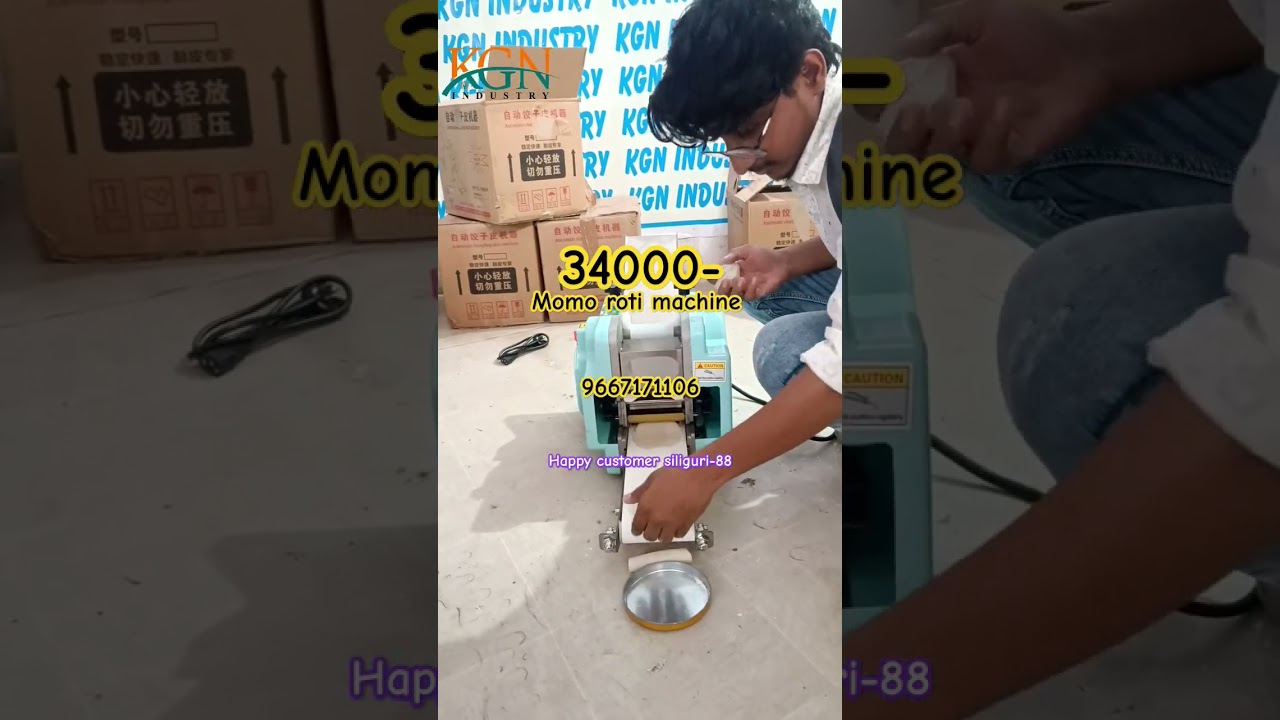 35000 me transport free 🔥।Momo roti machine 