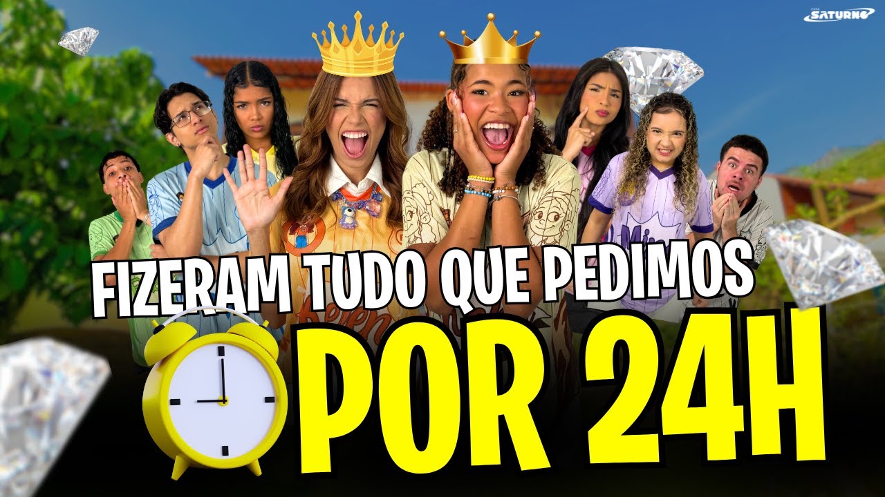 FIZERAM TUDO QUE PEDIMOS POR 24H | Casa Saturno 