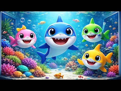 Baby Sharks Aquarium Adventure π¦π Cute & Fun Kids Song!