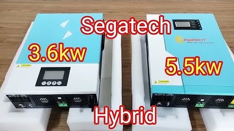🇻🇳 Biến tần Hybrid Segatech 👉 chạy trực tiếp tấm pin mặt trời, không cần ắc quy - Shop Solar